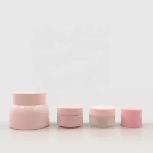Custom Cream Plastic Jars