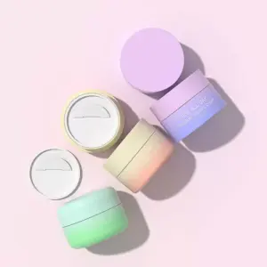 Custom Cream Plastic Jars