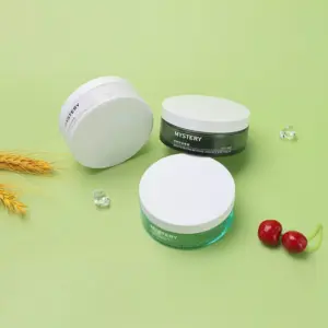 Custom Cream Plastic Jars