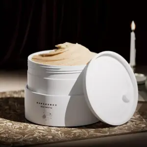 Custom Cream Plastic Jars