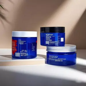 Custom Cream Plastic Jars
