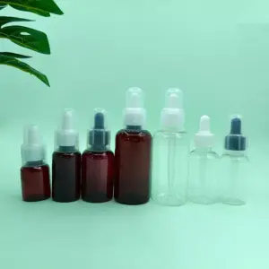 Custom Dropper Plastic Bottle