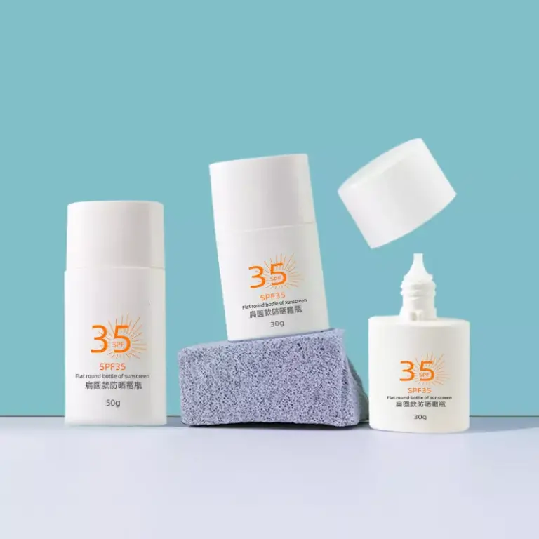 Custom Sunscreen Plastic Bottles