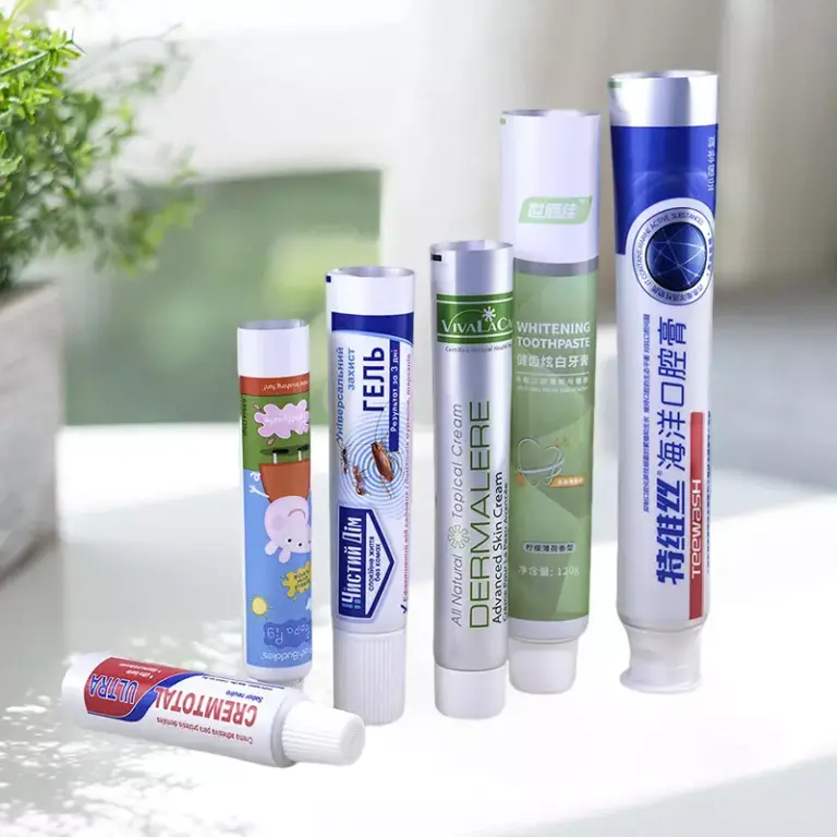 Custom Plastic Toothpaste Tubes